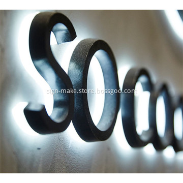 Channel Letter Acrylic Backlit Sign